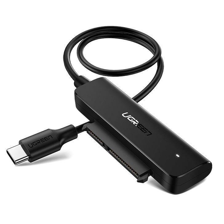 Адаптер HDD SSD 2.5 SATA III 3.0 на USB-C черный