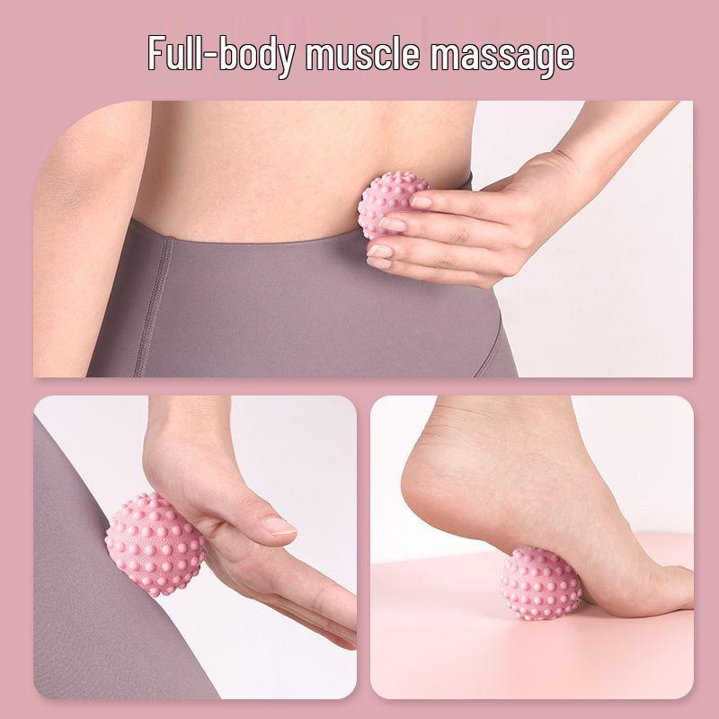 Мяч для расслабления фасций для йоги, фитнеса, массажа шеи, плеч, талии, стоп и спины