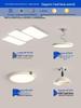 Modern Designer Piano Key Ceiling Light for Living Room - Full Spectrum Eye Protection