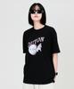 QUTON Nasa Space Oversized Heavy Short Sleeve T-Shirt_Black