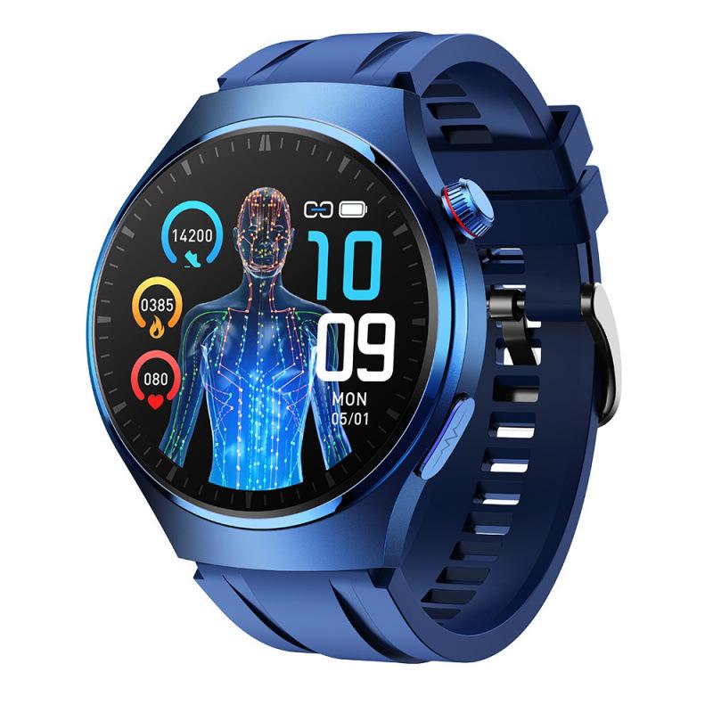 Умные часы с 1,43-дюймовым AMOLED-дисплеем, ЭКГ + ФПГ, Bluetooth-звонками, спортивным режимом и шагомером.
