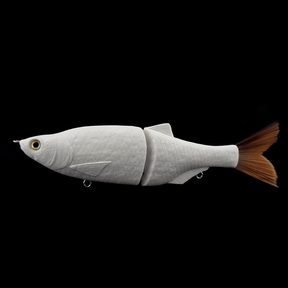 120Mm/16.1G Multi-Section Bait Bronzing Body Diy Color Luya Bait Hard Bait Bionic Bait Abs Sea Fishing Multi-Section
