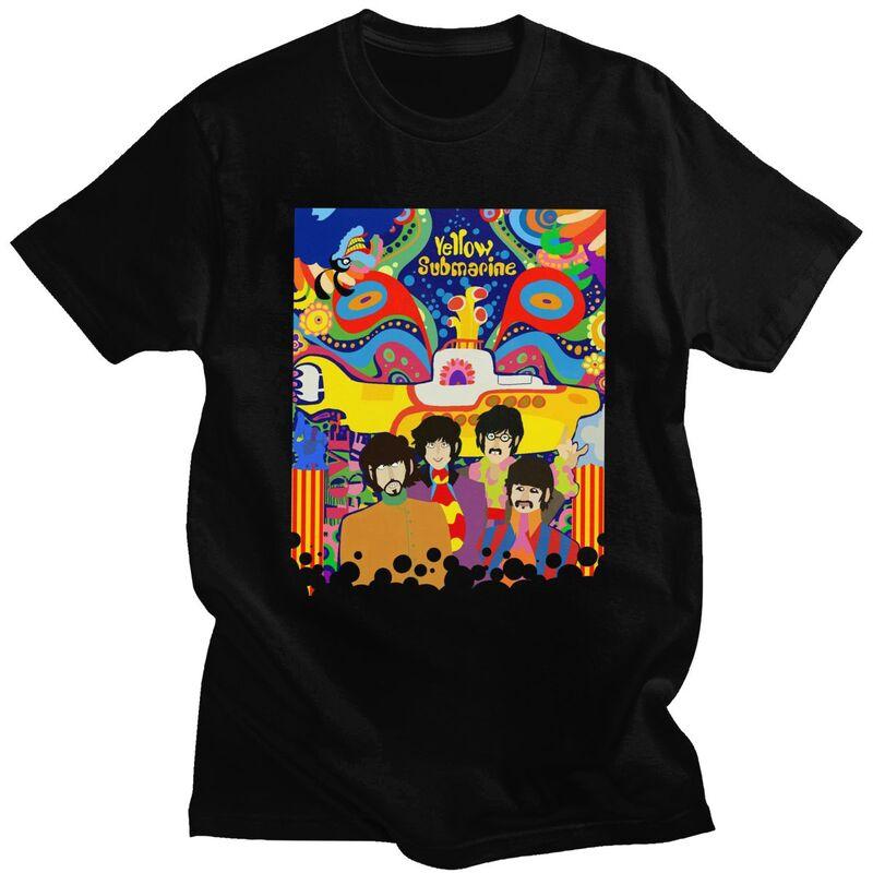 Мужская футболка с коротким рукавом из 100% хлопка, кастомная, в стиле The Beatle, хэви-метал, рок, для отдыха, модная