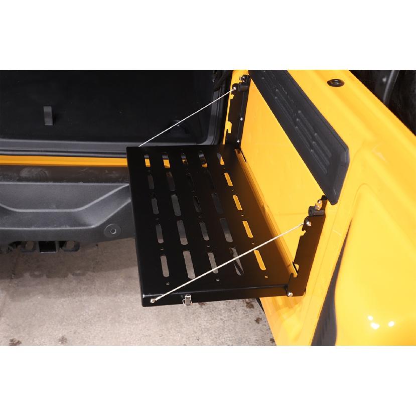 Автомобильный столик на задней двери, складная полка для задней двери, кронштейн для хранения, стойка для Ford Bronco 2022 2023, интерьер