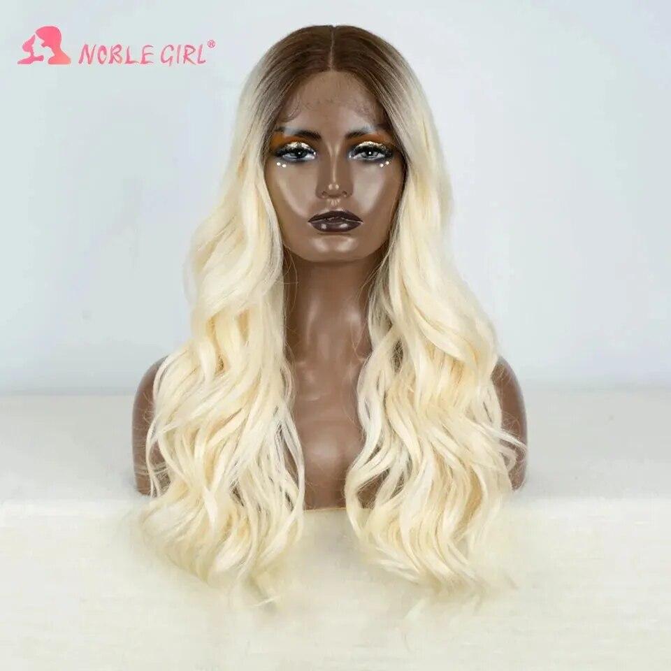 Синтетический парик фронта шнурка, длинный вьющийся волнистый бесклеевой парик, парик шнурка для женщин, парик фронта шнурка, коричневый парик, парик фронта шнурка, косплей парик