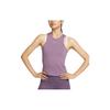 Printed Quick-Dry Round Neck Slim Fit Tank Top Women Tops Dusty-Purple FB5271-536