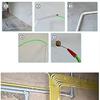 5-15M Cable Push Puller 4MM Extractor Glass Fiber  For Fiberglass Duct Rodder Wall Wire