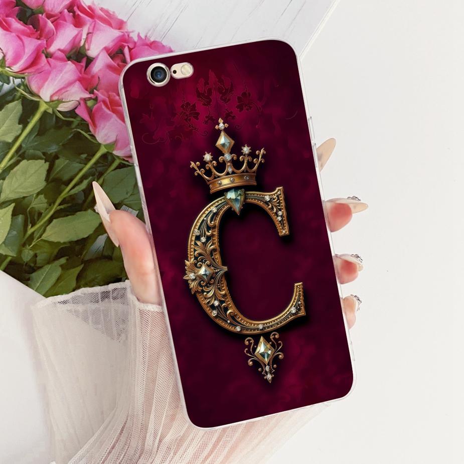 Чехол для Apple iPhone 6 Plus iPhone6S Новый Модный Чехол с Буквами Мягкий Тонкий Чехол для Телефона Для iPhone 6S Plus iPhone6 Задняя Крышка Coque