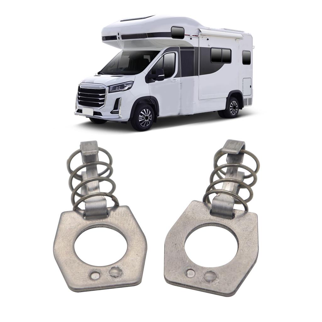 Крышка водонагревателя, кулачковый замок, металлическая дверная защелка, крепление, совместимое для шкафов, автофургонов, прицепов, кемперов, аксессуары, 2 предмета