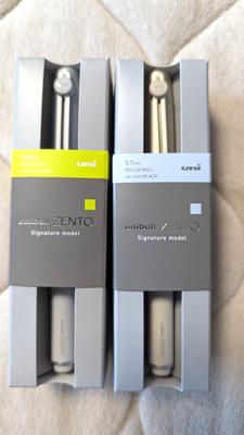 Mitsubishi Pencil uniball ZENTO модель signature Набор Золотой Серебряный ЯПОНИЯ
