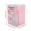 Toy Bank ATM Electric Password Money Box Automatic Saving Music Child Baby Kids Gift (Pink)