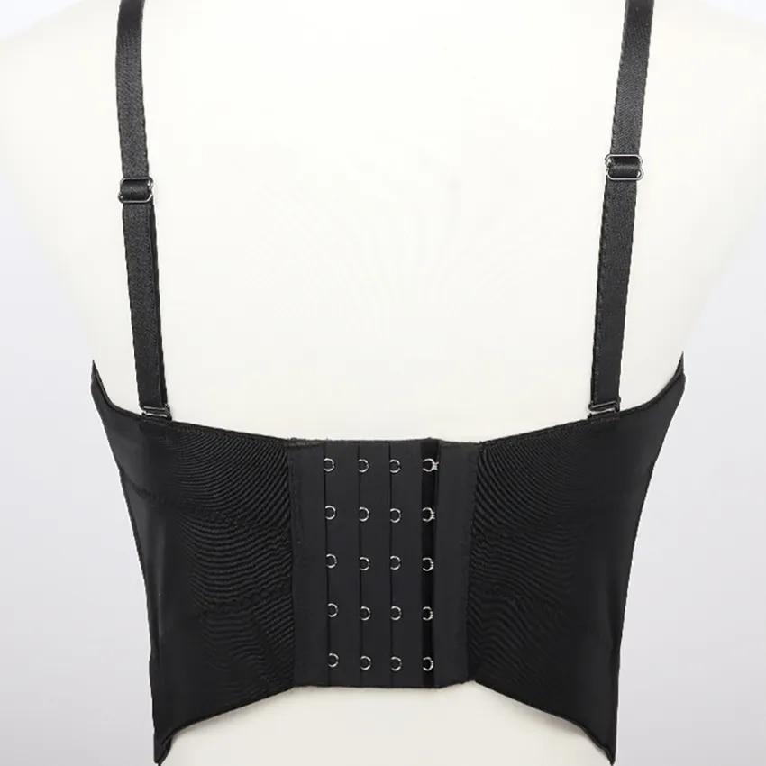 Corp Top yushutiff Сексуальная расшитая бисером бриллиантовая пайетка Женская майка Укороченный топ для вечеринок в ночном клубе Корсет Укороченный топ для ношения Бюстгальтер с эффектом пуш-ап