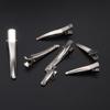 Women Portable Single Prong Fashion Silver Styling Tools Hair Clips Hairdressing Alligator Hairpin