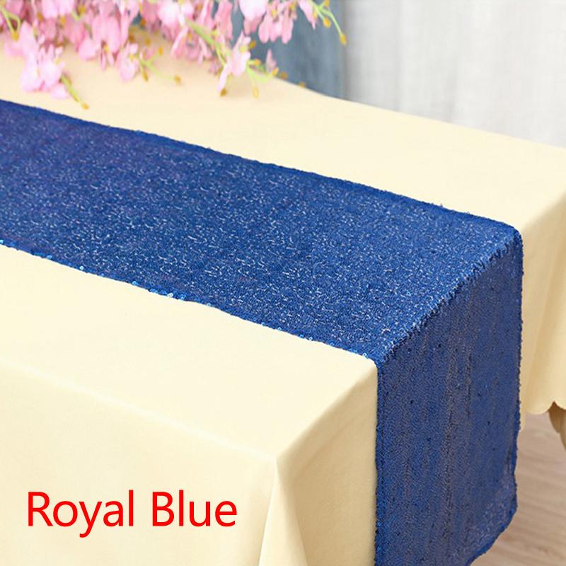 12" X 72" Красивый Прямоугольный Настольный Флаг Блестки Дорожка Для Скатерти Украшения Для Вечеринки Главная