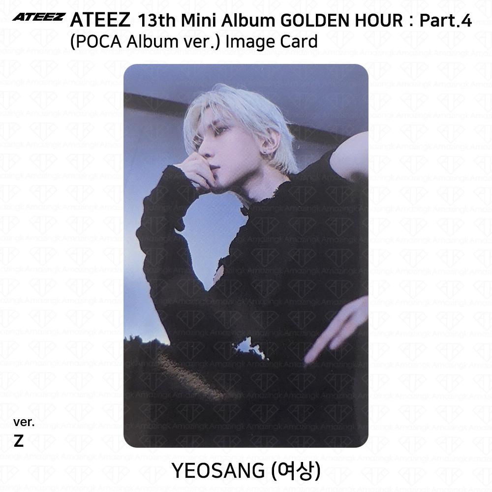 ATEEZ 13-й мини-альбом Golden Hour Часть 4 POCA Альбом версия. Фотокарта