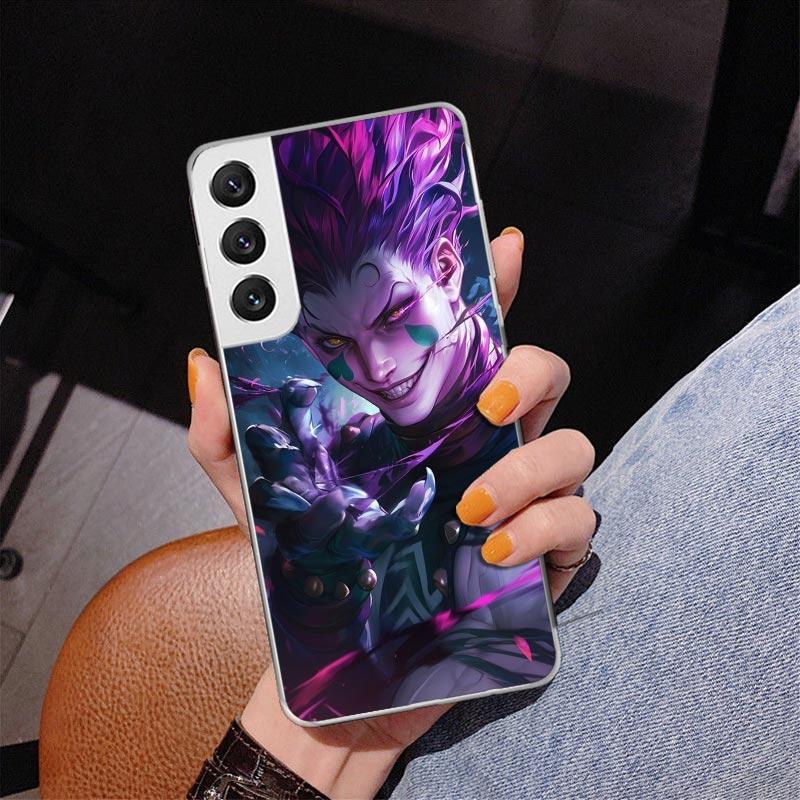 Чехол-бампер Huner X-Hunters Hisoka для Samsung Galaxy S26 S25 Edge S23 S24 Ultra S22 Plus S21 S20 FE Уникальный чехол Мягкий чехол Gala