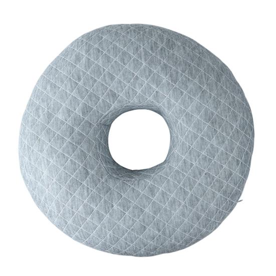 Подушка для пирсинга уха для спящих на боку Мягкая подушка-пончик с отверстием для облегчения боли в ухе, пролежней O-образная подушка для сна на боку для взрослых