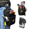 Two-Tier Tool Pouch with Nails, Tool Holder, and Small Organizer, Safe, and Work Pouch, Features a Detachable Tool Holder To Prevent Tools from Fallin