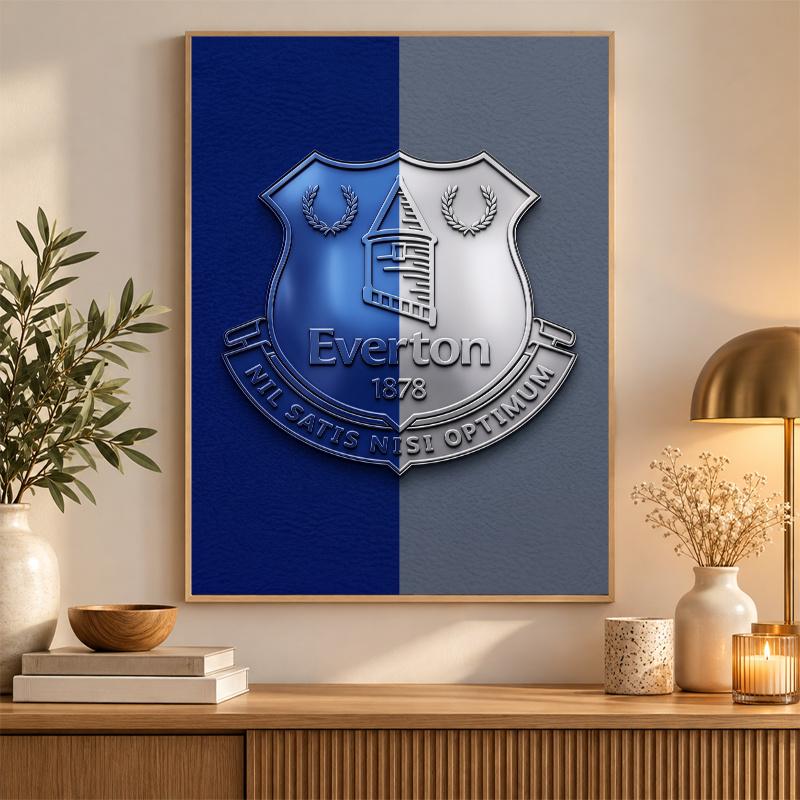 Everton FC Diamond Painting Kit 5D Full Drill DIY Diamond Mosaic Wall Art Home Decor