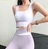 Женский эластичный фитнес-костюм с высокой талией для йоги и бега