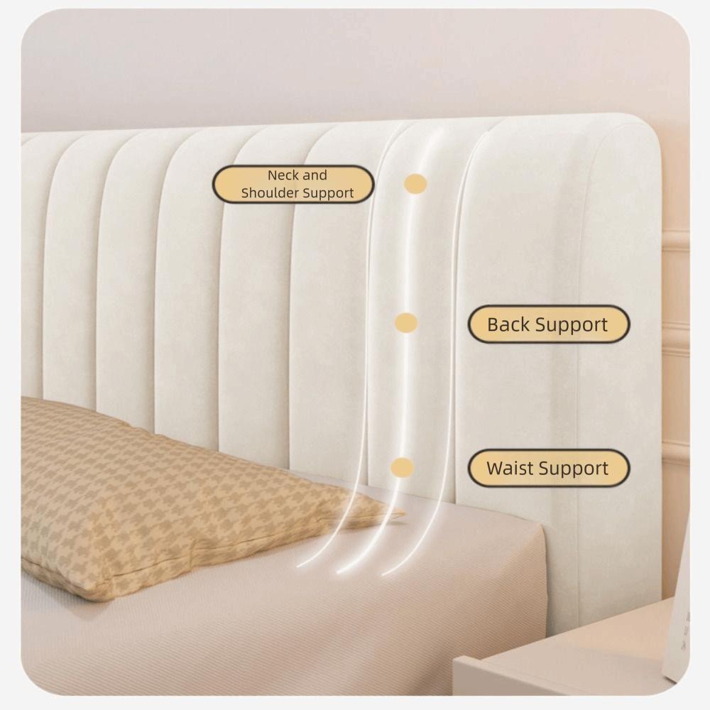 Простой стиль однотонное изголовье бархатная текстура моющийся чехол для изголовья чехол для изголовья дом