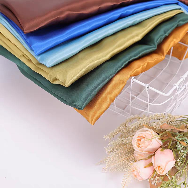 Ткань атлас-имитация шелка для свадебных платьев и упаковки подарочных коробок (50x75)