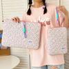 Quilted Shockproof Computer Protective Bags 11/13/15 In Fluffy iPad Tablet Cover Pouch Floral Printing Laptop Carrying Case Bags