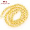 Gold Plated Glossy Black and White Bead Necklace Imitation Gold Jewelry Physical Store Supply Men's Round Beads Faucet Necklace