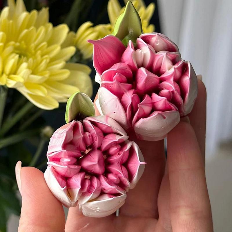 1 шт., насадки для глазури в виде тюльпана из нержавеющей стали, насадки для украшения кондитерских изделий, декоратор для кексов и тортов, роза