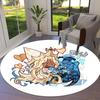 Cookie Run Kingdom Round Area Rug,Carpet Rug for Living Room Bedroom Sofa Playroom Decor,Non-slip Floor Mat19