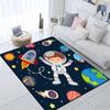 Cartoon Astronaut Children's Room Decorative Carpet Camping Cushion Play Area Mat Floor Mat Carpet Game Area Rug Floor Mats