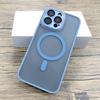 Роскошный матовый чехол для iPhone 16 15 14 13 12 11 Pro Max iPhone15 iPhone14 iPhone13 для Magsafe Magnetic Anti-Fingerprint Covers