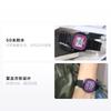Casio Серия YOUTH - силиконовые маленькие квадратные СТАНДАРТНЫЕ ретро-квадратные водостойкие часы для повседневного ношения Кварцевые с ремешком из смолы тот же стиль для мужчин и W-218H-1A+LA-20WH-4A