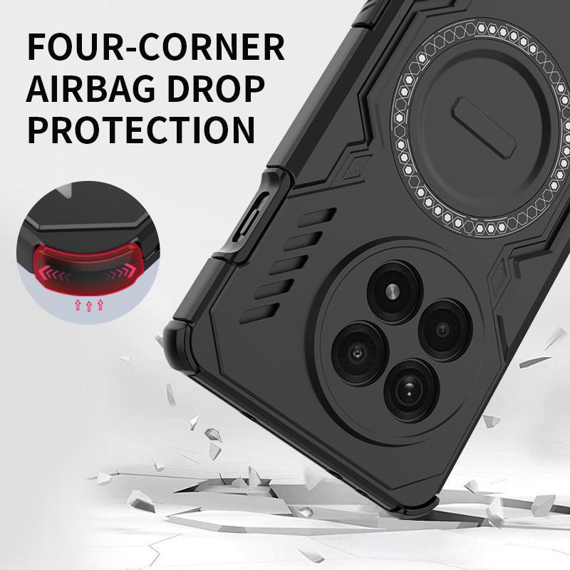 Прочный защитный чехол для телефона с теплоотводом для Oneplus 13 13R, крышка, магнитный противоударный чехол, fundas