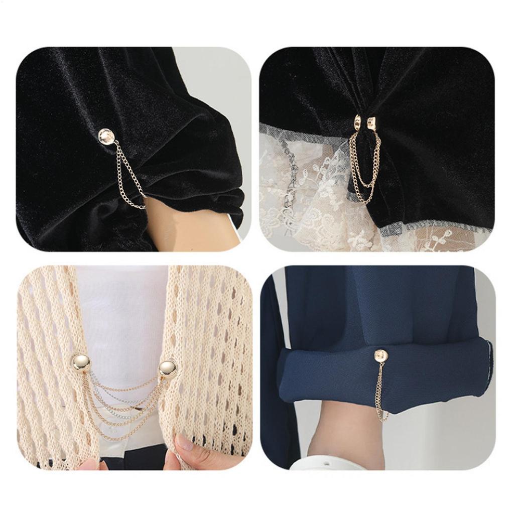 Магнитные зажимы для одежды для женщин Многофункциональный магнитный фиксатор для рубашки Женские аксессуары для передней части брюк Блузка Карман для брюк