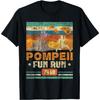 Футболка для Fun Run в Помпеях - География Вулканолог Вулканология, Черная