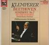LP Record LUDWIG VAN BEETHOVEN / OTTO KLEMPER - Symphony No 7 Prometheus Overture ED2913411 EMI 1987 UK Classical Used