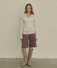 OURO Washing Bermuda Pants [Lavender]