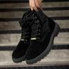 Men'S Casual British Style Lace-Up Thick-Soled Desert Short Trend All-Match Middle-Cut 2022 Boots