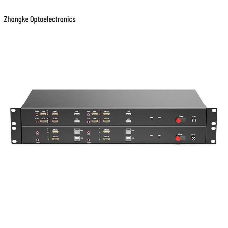 4-канальный волоконно-оптический удлинитель HDMI и аудио ZK Optoelectronics