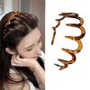 1Pc New Headband Hair Comb Zigzag Band Notched Headband Woman Man Girl Christmas Birthday Gift Rescue Broken Hair Artifact