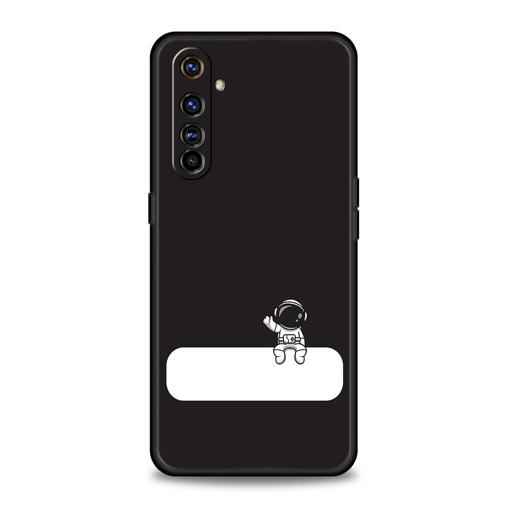 Милый чехол для телефона с астронавтом для Realme 13 12 11 10 9 8 5G 7 C25 C35 GT5 GT3 GT2 Pro Plus Для Realme GT Neo 2 3 3T 5 Чехол