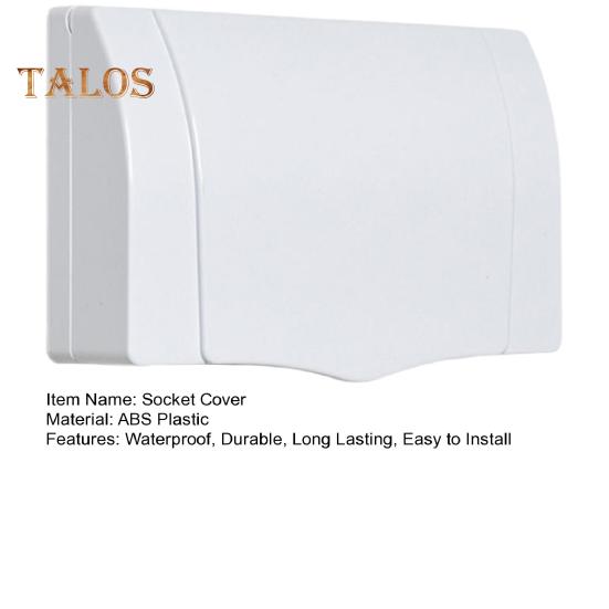 Детская защитная крышка розетки, защита от электрической вилки, водонепроницаемая, простая установка, защита от детей, двойная крышка розетки