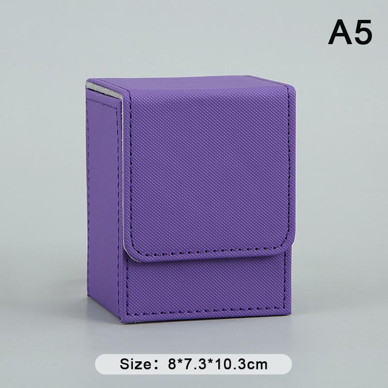 Коробка для коллекционных карточек, прочный контейнер для хранения карт, коллекционный футляр для игровых карт, вмещает 80+ или 100+ карт