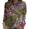 Winter 3D Print Colorful Florals Sweatshirts Women Fashion Streetwear Pullovers Vintage Unisex Clothing Funny Girls Tops