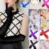 Womens Satin Long Gloves Opera Wedding Bridal Evening Party Prom Gloves