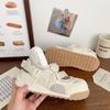 Velcro Little White Shoes Women's Shoes Summer New Chic Niche Design Mary Jane Forrest Gump Board Shoes
