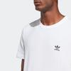 Adidas Originals Trefoil Essentials однотонная футболка с круглым вырезом и короткими рукавами, мужские топы, белые IA4872