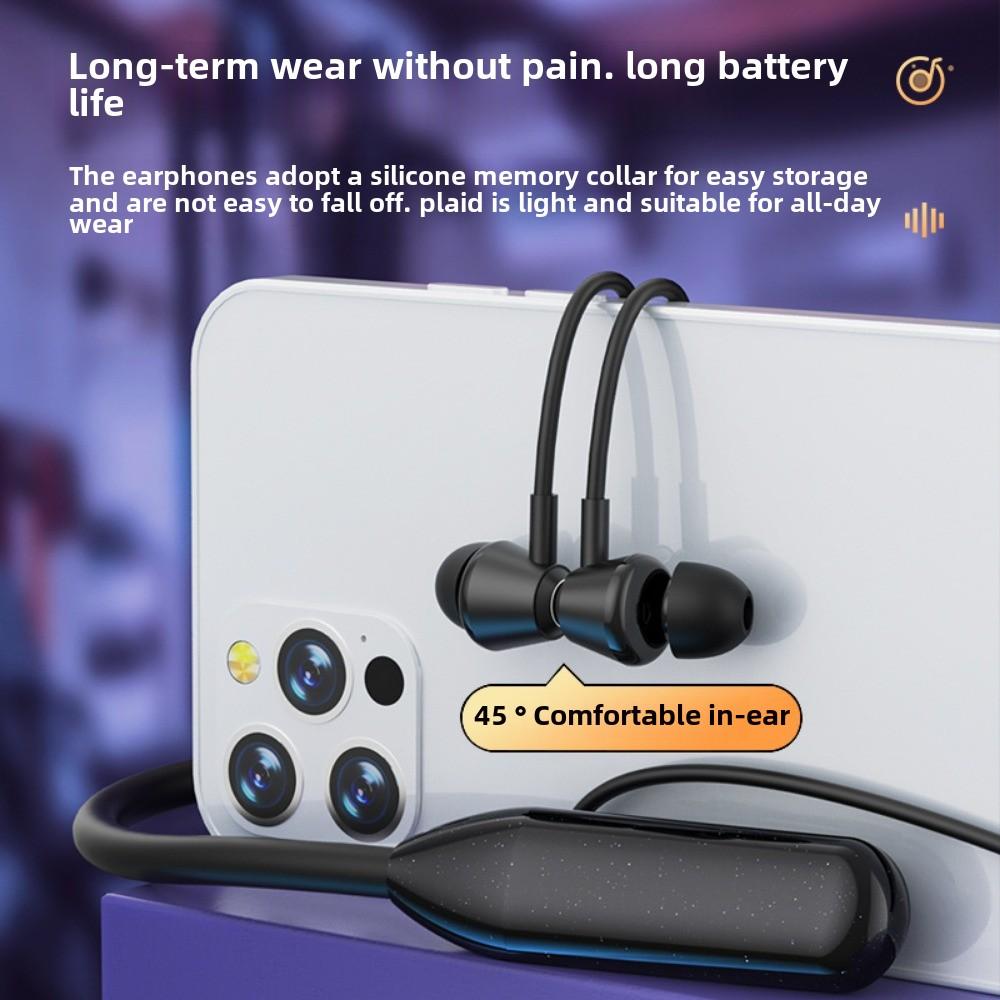 A20 Sports Bluetooth Headset Hanging Neck Wireless Neck Hanging Ear Noise Reduction Male and Female Students