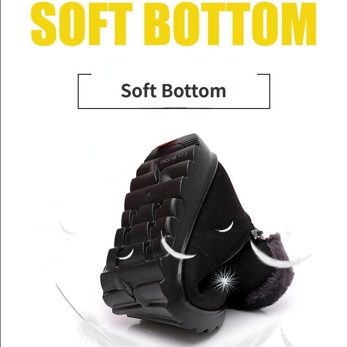 Новая тканевая обувь, женские большие теплые хлопковые ботинки, зимние сапоги среднего возраста, женская обувь для мам, хлопковая обувь